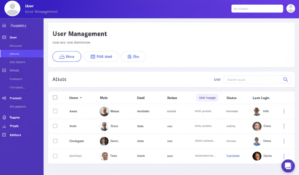 Account Management Dashboard